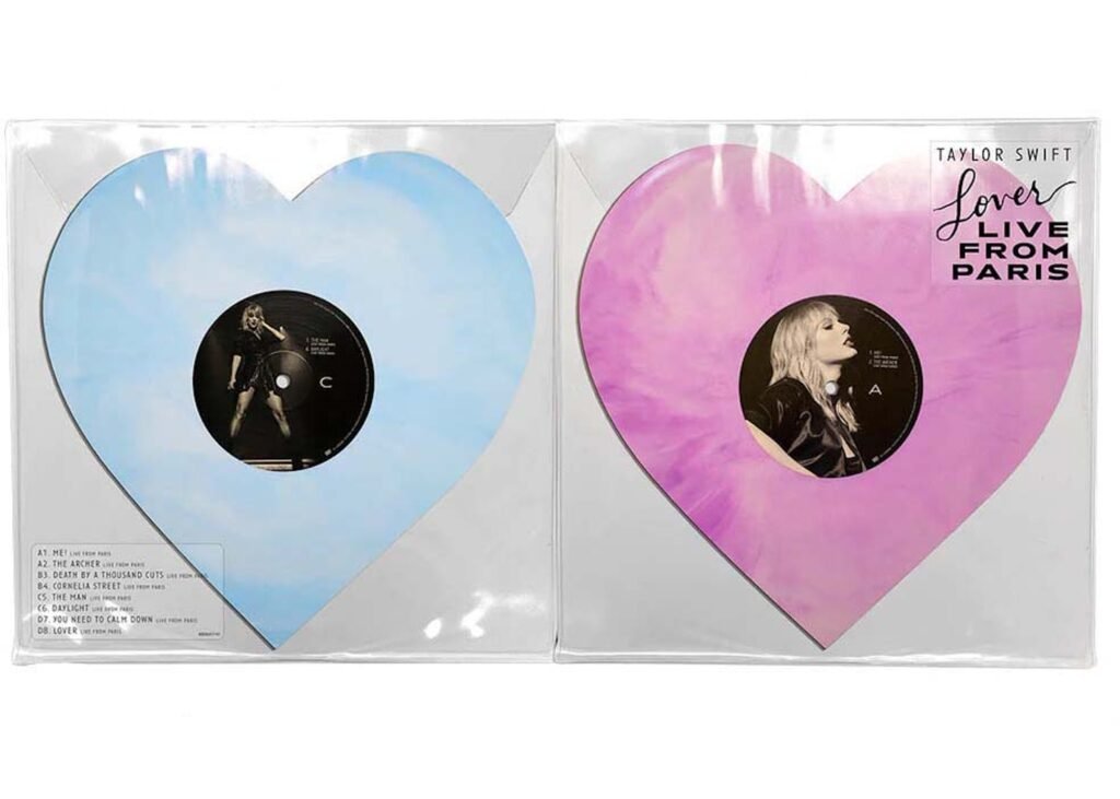 Lover (Live From Paris) Heart Shaped Vinyl Album 